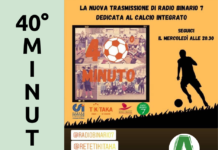40° MINUTO – UNA PARTITA DI CALCIO INTEGRATO locandina calcio integrato